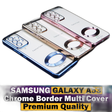 Samsung Galaxy A53 Soft Multi Chrome Border Camera Protection Cover