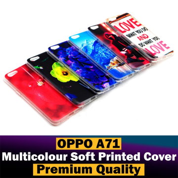 Oppo A71 Soft Silicon Printed Mobile Cover