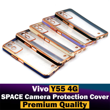 Vivo Y55 4G Chrome Side Golden Back Cover