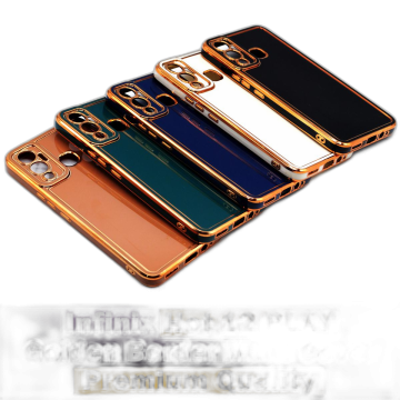 Infinix Hot 12 Play Multi Golden Border Camera Protection Cover