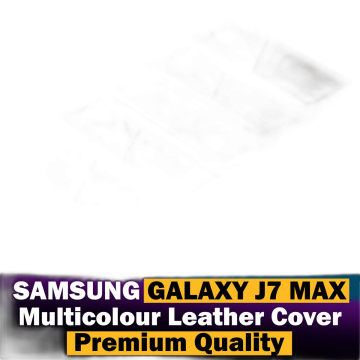 Samsung Galaxy J7 Max Soft Multicolour Leather Cover