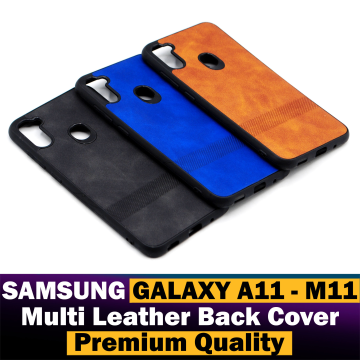 Samsung Galaxy M11 Soft Leather Back Cover