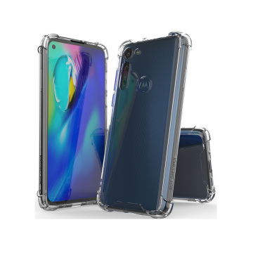 Motorola Moto G8 Power Crystal Clear Anti Shock Bumper Mobile Cover