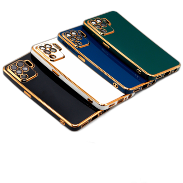 Oppo F19 Pro Multi Golden Border Camera Protection Cover