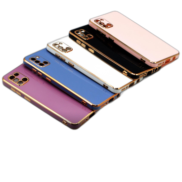 Samsung Galaxy A31 Soft Multi Golden Border Camera Protection Cover