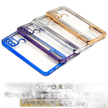 Oppo A53 Soft Multi Chrome Border Camera Protection Cover