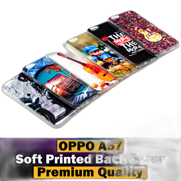 Oppo A57 Soft Silicon Printed Mobile Cover