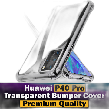 Huawei P40 Pro Back Cover Transparent Extra Bumper Anti Shock Soft Crystal Clear Case For Huawei P40 Pro