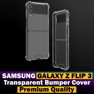 Samsung Galaxy Z Flip 3 Transparent Soft Crystal Clear Case