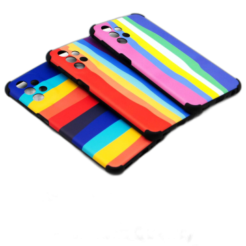 Samsung Galaxy A23 Rainbow Printed Bumper Cover Mobile Cover