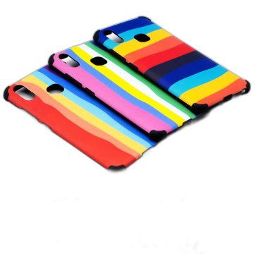 Vivo Y95 Back Cover Rainbow Printed Bumper Camera Protection Cover For Vivo Y95