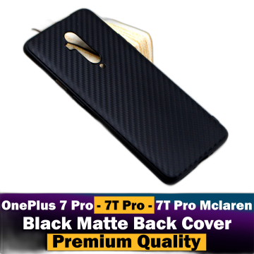 OnePlus 7 Pro Soft Plain Black Case