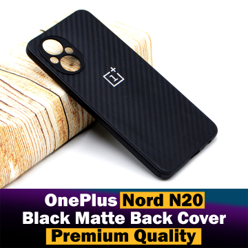 OnePlus Nord N20 5G Soft Plain Black Case Mobile Cover