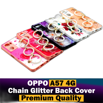 Oppo A57 4G Chain Glitter Beauty Mobile Cover