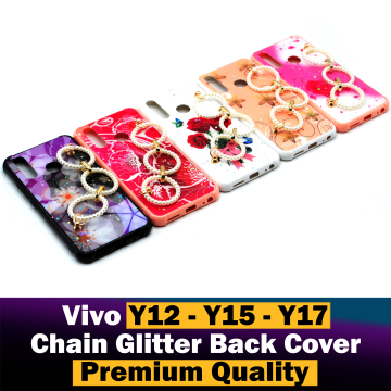 Vivo Y17 Chain Glitter Beauty Mobile Cover