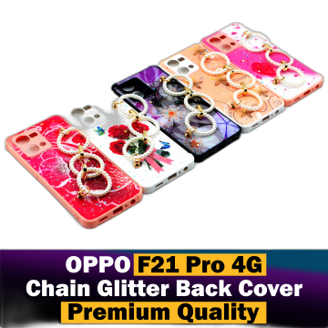 Oppo F21 Pro Chain Glitter Beauty Mobile Cover