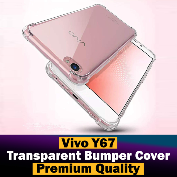 Vivo Y67 Back Cover Transparent Extra Bumper Anti Shock Soft Crystal Clear Case For Vivo Y67