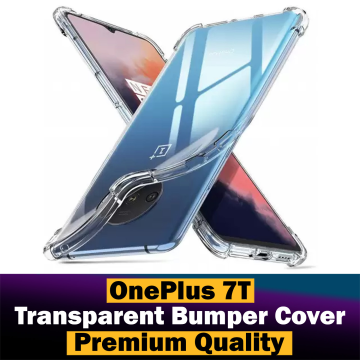OnePlus 7T Transparent Anti Shock Crystal Clear Case
