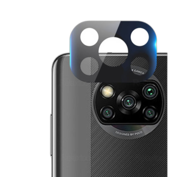 Camera Lens for Xiaomi Poco X3 - High-Clarity Replacement (Black)