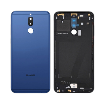 Huawei Mate 10 Lite Housing Middle Frame With Side Button and Replacement Battery Back Door For Mate 10 Lite - Blue