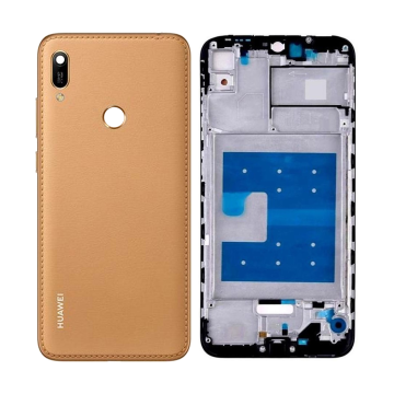 Huawei Y6 Prime 2019 Rear Complete Body Casing Housing Replacement For Y6 Prime 2019 - Golden