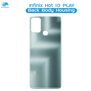 infinix Hot 10 Play Rear Back Body Casing Housing Replacement Battery Back Door For infinix Hot 10 Play - Green