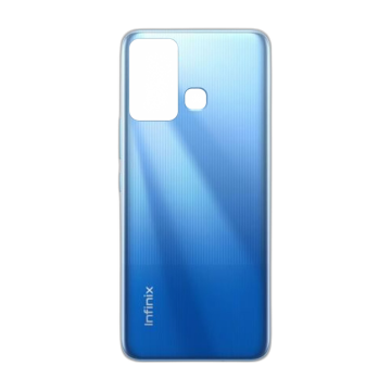 Infinix Hot 12 Play Rear Back Body Casing Housing Replacement Battery Back Door With Side Buttons For Hot 12 Play - Blue