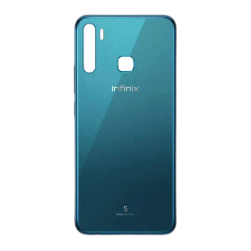 Infinix S5 Rear Back Body Casing Housing Replacement Battery Back Door With Side Buttons For Infinix S5 - Blue