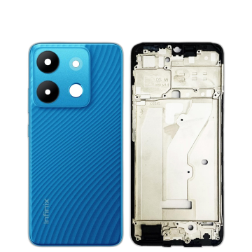 Infinix Smart 7 Rear Complete Body Casing Housing Replacement For Infinix Smart 7 - Blue