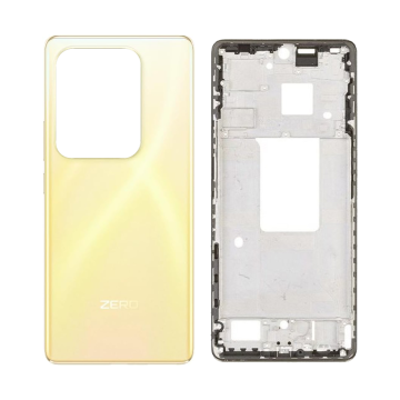 Infinix Zero 30 4G Rear Complete Body Casing Housing Replacement For Zero 30 4G - Golden