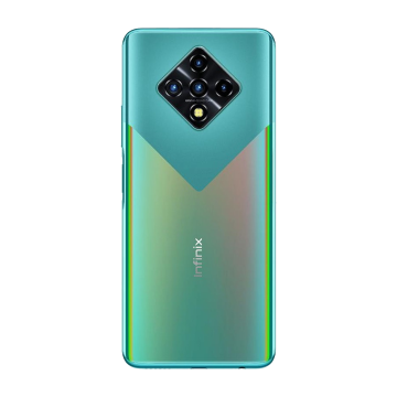 Infinix Zero 8 Housing Middle Frame With Side Button Body Casing Replacement For Infinix Zero 8 - Green