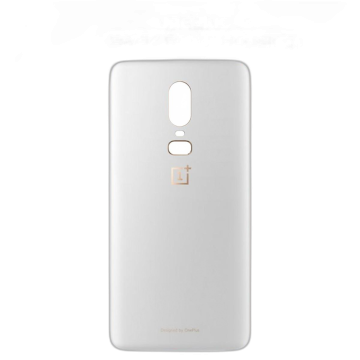 OnePlus 6 Rear Back Body Casing Housing Replacement Battery Back Door For OnePlus 6 - White