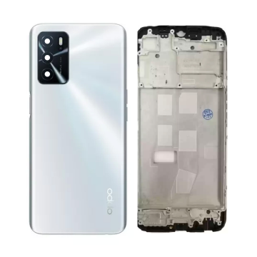 Oppo A16 Rear Complete Body Casing Housing Replacement For A16 - Silver