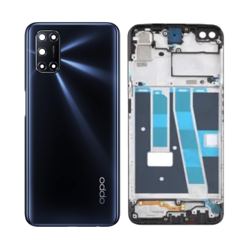 Oppo A52 Rear Complete Body Casing Housing Replacement For A52 - Black