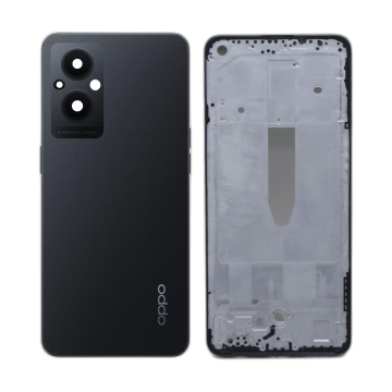 Oppo F21 Pro 5G Rear Complete Body Casing Housing Replacement For F21 Pro 5G - Black
