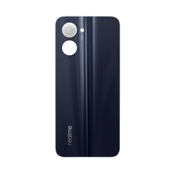 Realme C33 Rear Back Body Casing Housing Replacement Battery Back Door For C33 - Black