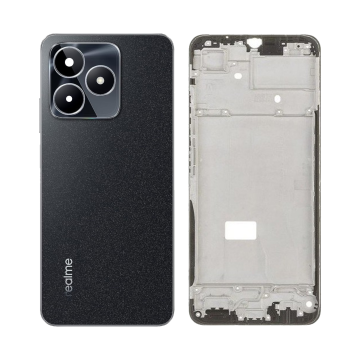 Realme C53 Rear Complete Body Casing Housing Replacement For C53 - Black