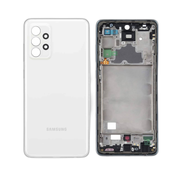 Samsung A72 Rear Complete Body Casing Housing Replacement For Galaxy A72 - White