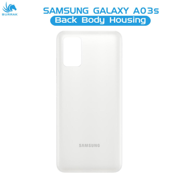 Samsung Galaxy A03s Rear Back Body Casing Housing Replacement Battery Back Door For Samsung A03s - White