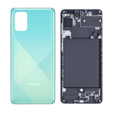 Samsung Galaxy A71 Rear Complete Body Casing Housing Replacement For Samsung Galaxy A71 - Blue
