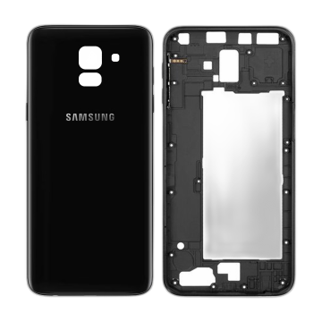 Samsung Galaxy J6 Rear Complete Body Casing Housing Replacement For Samsung J6 - Black