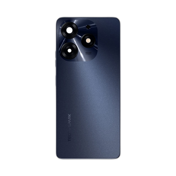 Tecno Spark 10 Pro Housing Middle Frame With Side Button and Replacement Battery Back Door For Spark 10 Pro - Black