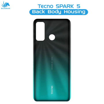 Tecno Spark 5 Rear Back Body Casing Housing Replacement Battery Back Door For Tecno Spark 5 - Green