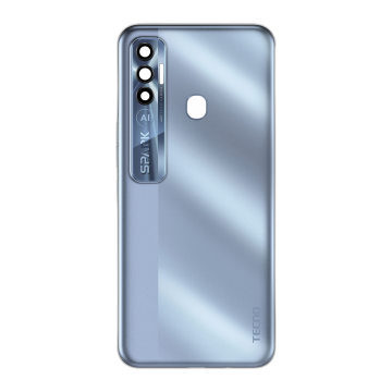 Tecno Spark 7 Pro Rear Back Body Casing Housing Replacement Battery Back Door With Side Buttons And Camera Lens For Spark 7 Pro - Blue