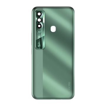 Tecno Spark 7 Pro Rear Back Body Casing Housing Replacement Battery Back Door With Side Buttons And Camera Lens For Spark 7 Pro - Green