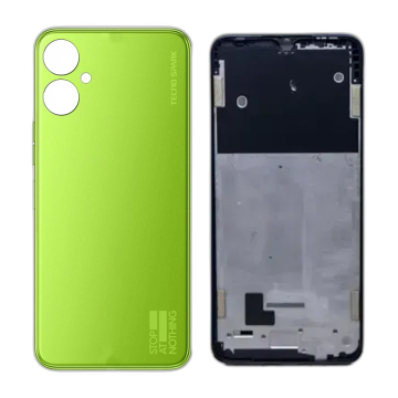 Tecno Spark 9T Rear Complete Body Casing Housing Replacement For Spark 9T - Green