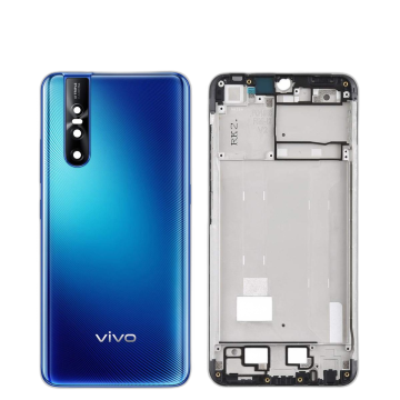 Vivo V15 Pro Housing Middle Frame With Side Button and Camera Lens Complete Body Casing Replacement For V15 Pro - Blue