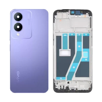 Vivo Y17s Rear Complete Body Casing Housing Replacement For Y17s - purple