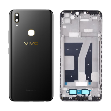 Vivo Y85 Rear Complete Body Casing Housing With Camera Lens Replacement For Vivo Y85 - Black
