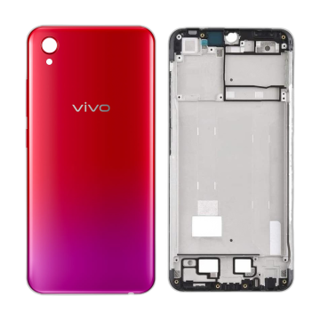 Vivo Y91c Rear Complete Body Casing Housing Replacement For Vivo Y91c - Red